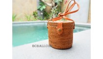 coins purses ata rattan bags small